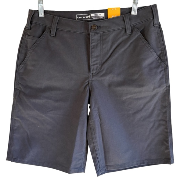 Carhartt Women's Rugged Flex loose-fit Cargo Shorts w/ Utility Pocket. Sz 8 NWT! - Picture 3 of 13